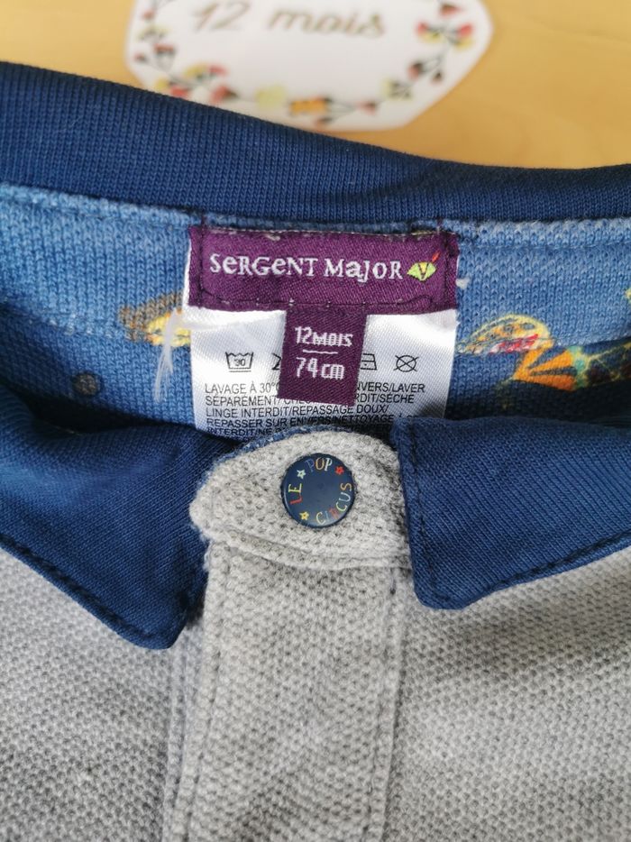 Chemise chaude bébé garçon 12mois sergent major TBE - photo numéro 4