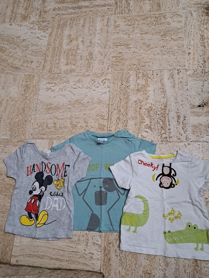 Lot de 14 t-shirts MC bébé garçon 18 mois - photo numéro 4