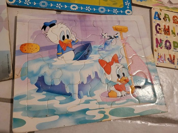 Lot puzzles grosses pièces 1 er age - photo numéro 8