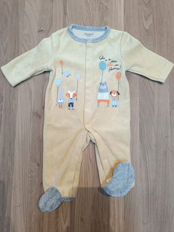 Pyjama velours 3 mois