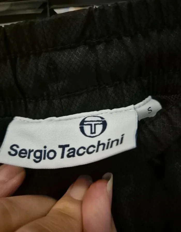 Jogging Sergio Tacchini – Noir & Bleu – Taille S - photo numéro 6