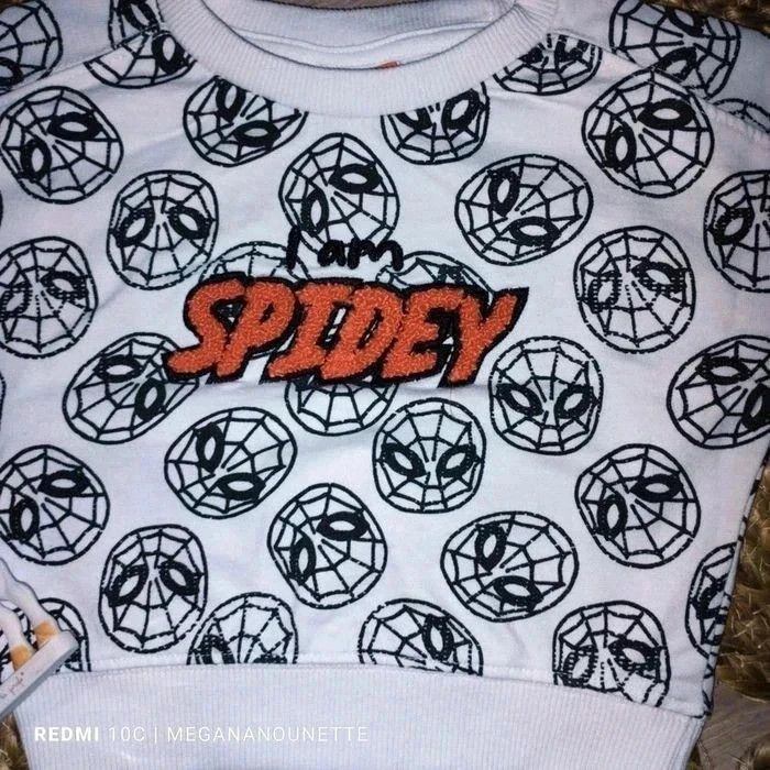 👶 Ensemble bébé Spidey – Taille 6 mois / 68 cm – Marvel x Kiabi - photo numéro 2