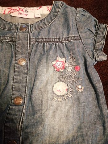 Belle petite robe en jeans