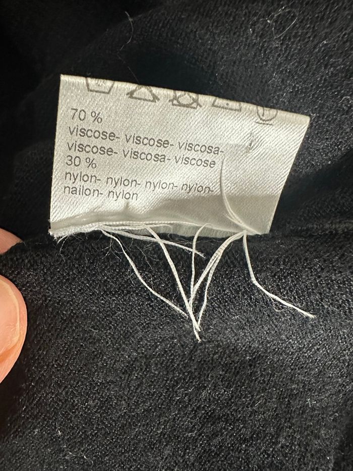 Pull papillons noir et blanc UJA T36 S - photo numéro 6