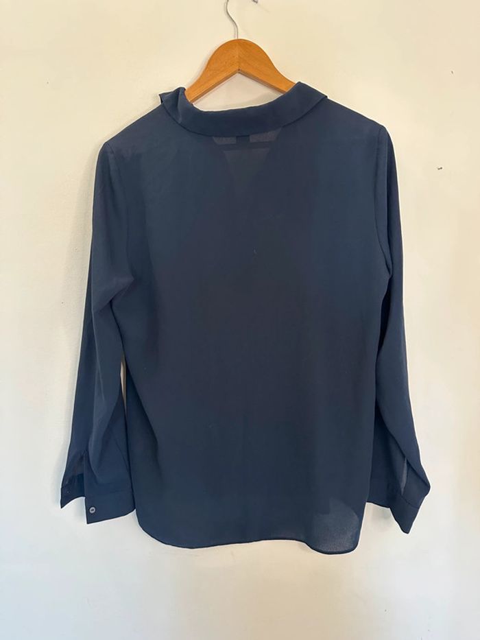 Chemise femme bleue marine Primark T40 peu portée - photo numéro 4