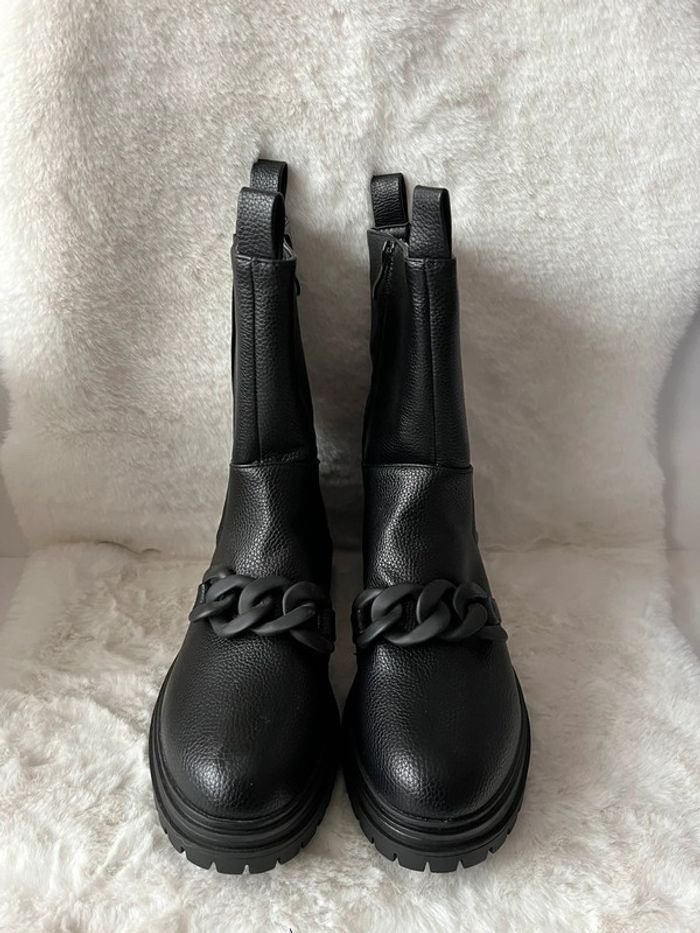 Bottines noires oxmox 39 - photo numéro 2