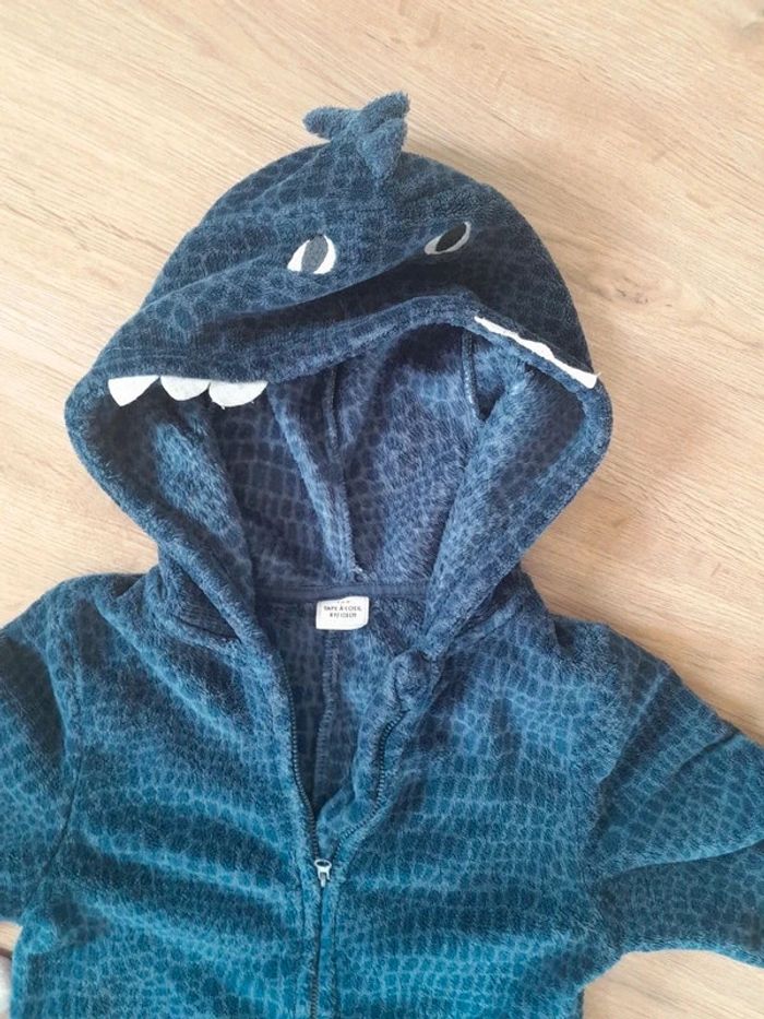 Sur Pyjama  chaud 1 piece dinosaure - photo numéro 2