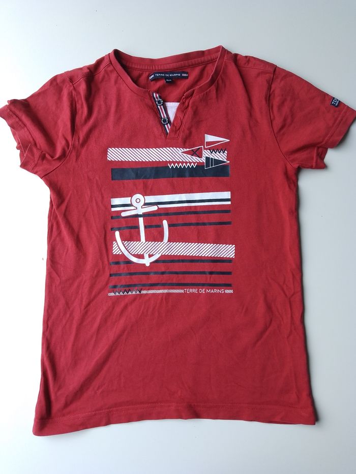 Tee-shirt garçon 10 ans Terre de Marins - photo numéro 5