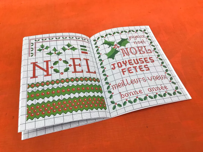 Aurelia Cérulei Noël Plus de 400 motifs à broder au point de croix - photo numéro 3