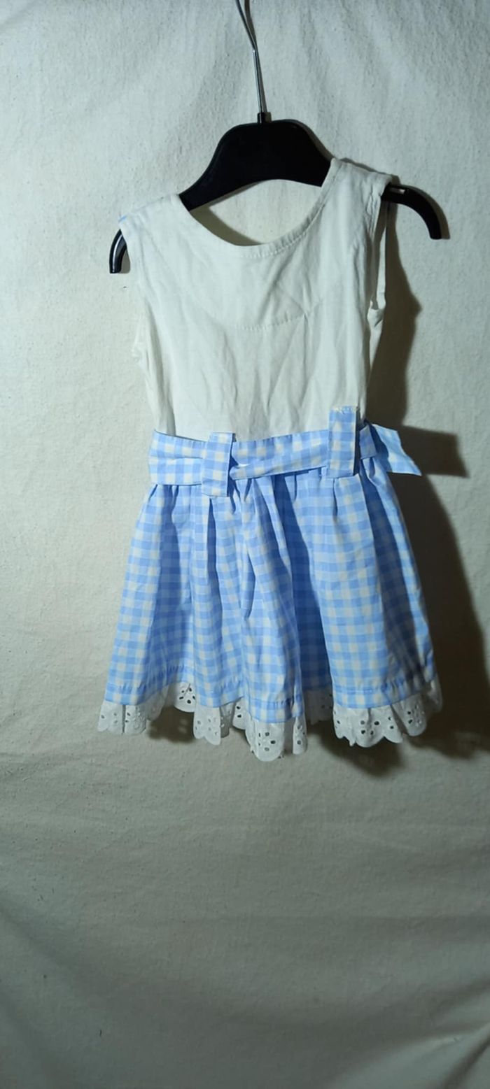 Robe vichy bleue - photo numéro 3