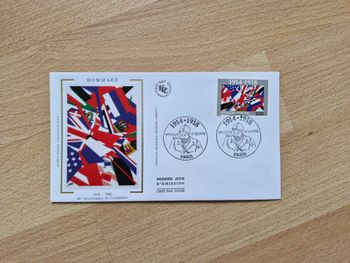 Enveloppe premier jour "1914-1918 - 80e Anniversaire de l'Armistice"