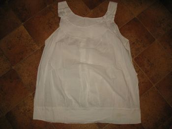 CHEMISIER A BRETELLES BLANC - TAILLE 40 - n°02
