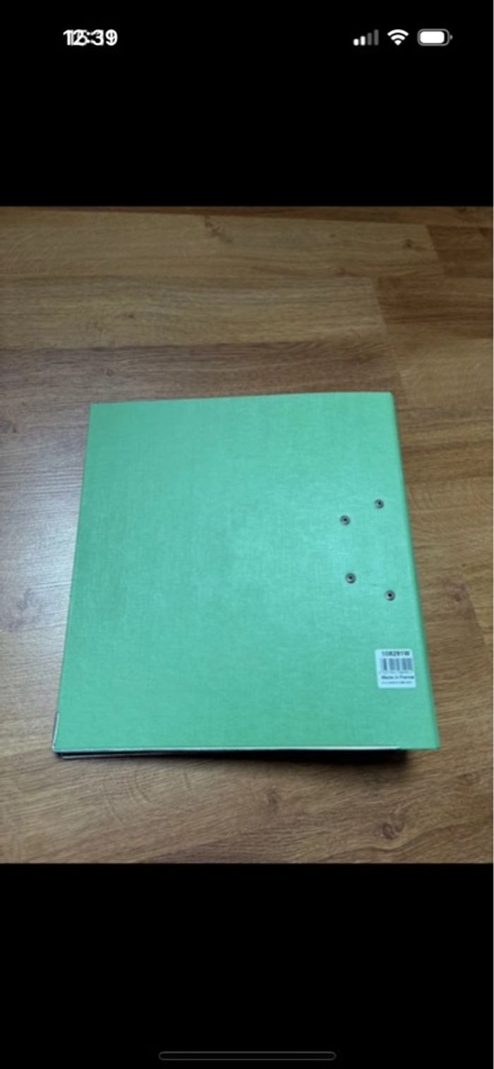 Lot de 2 grands classeurs neuf - photo numéro 2