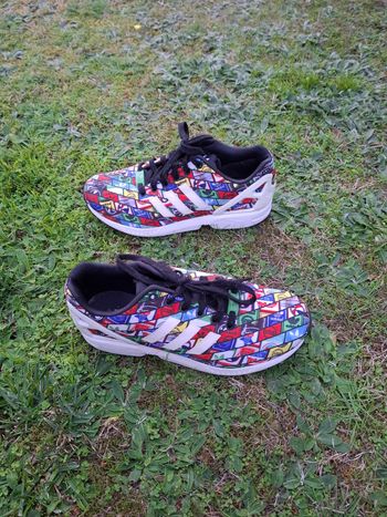 Baskets Adidas colorées Torsion  ZX PLUS