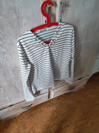 Haut en coton et polyester