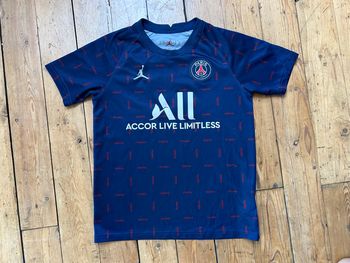 T-shirt maillot PSG Jordan 10 ans 