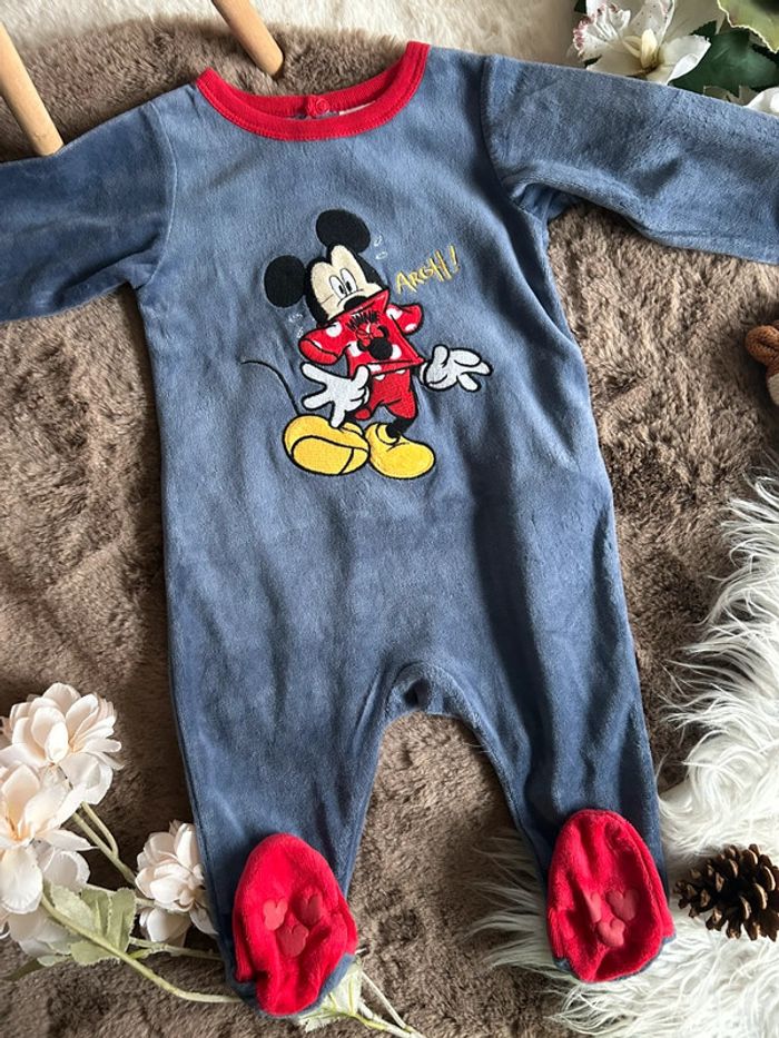 Pyjama velour 9 mois - photo numéro 3