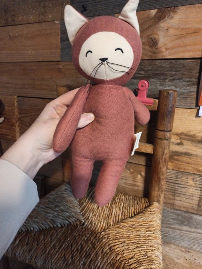Peluche chat coton fabelab tbe - photo numéro 5