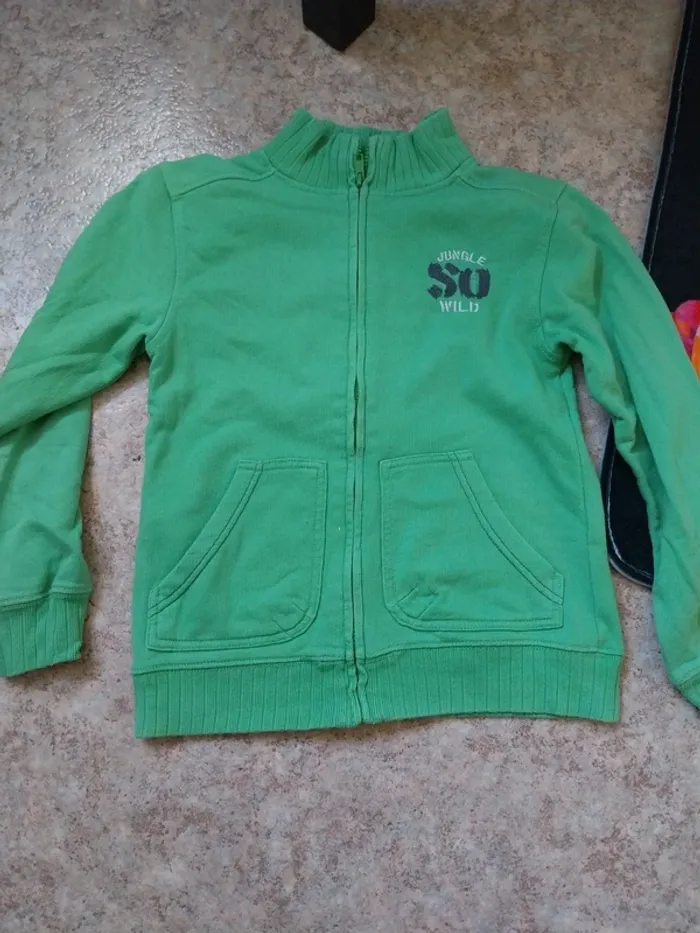 Gilet vert nky 10 ans