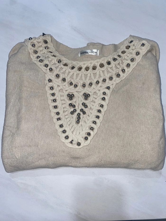 Lot de 3 pull clouté Taille unique - photo numéro 3