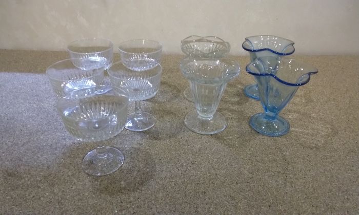 Lot coupe à glace et dessert