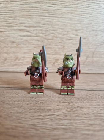 Figurines type lego 2 gardes de Jabba star wars
