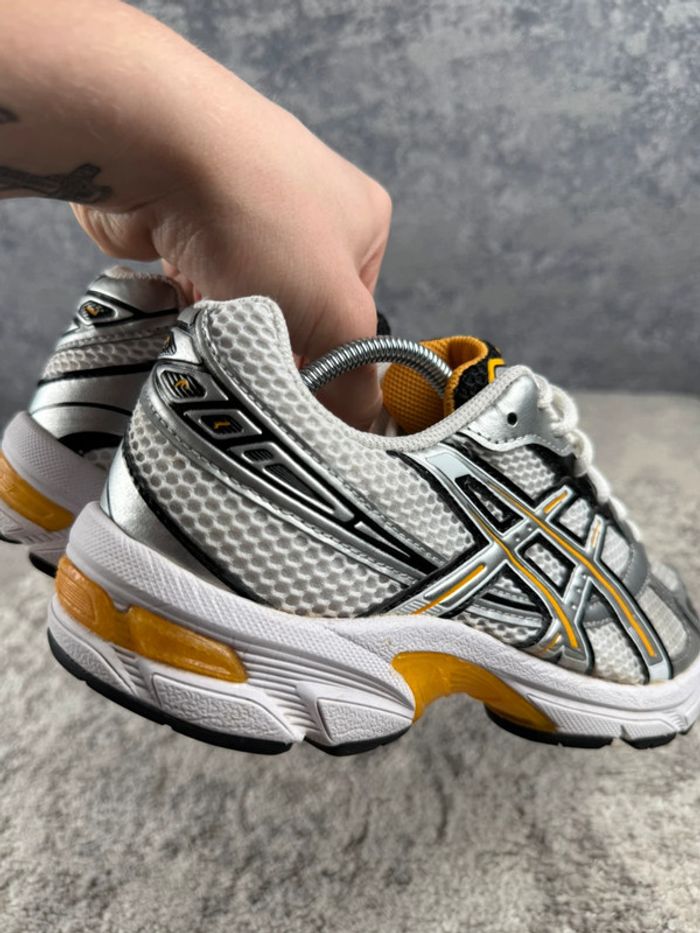 Asics Gel 1130 Running - White & Yellow & Silver - photo numéro 16