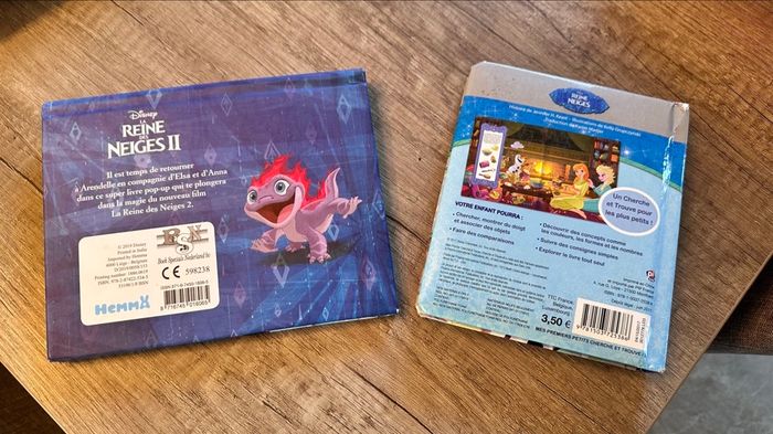 Lot de 2 livres La Reine des Neiges - photo numéro 2