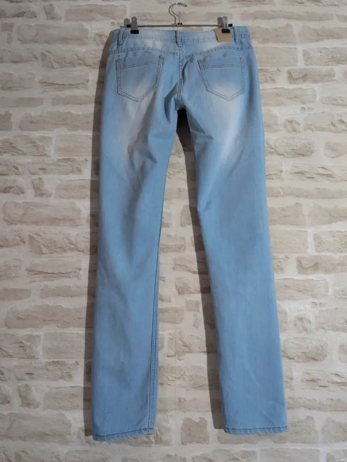 Pantalon Jovial Jean – Taille L – Bleu clair - photo numéro 3