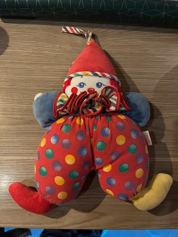 Clown hochet corolle