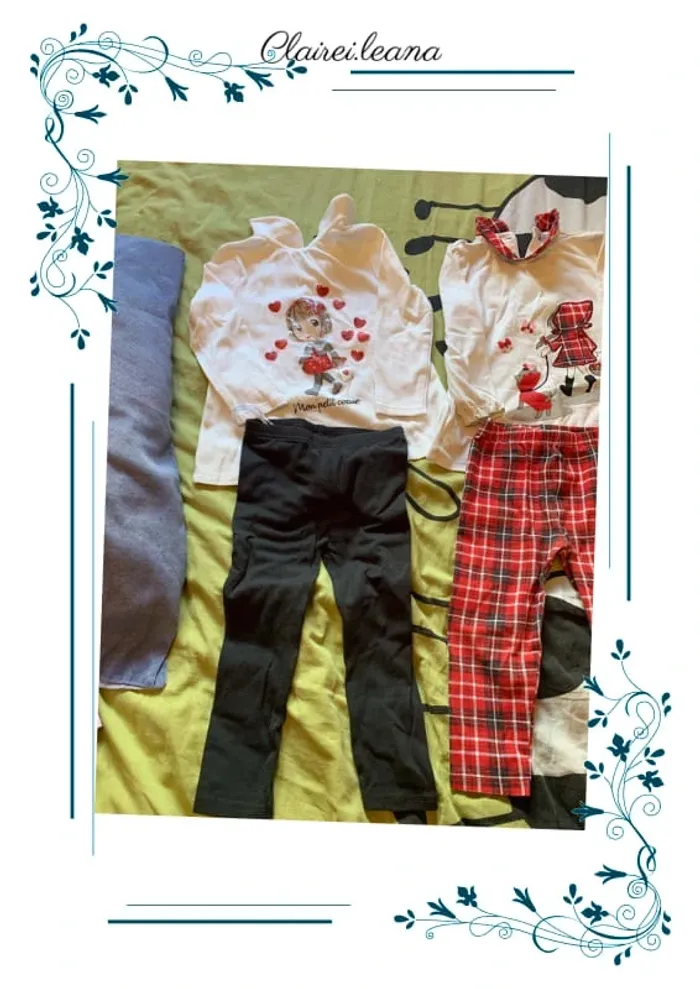🛑 lot de 3 ensembles fille 🛑 23 mois - photo numéro 2