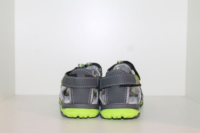belle sandales nus pieds grise et verte 30 - photo numéro 4