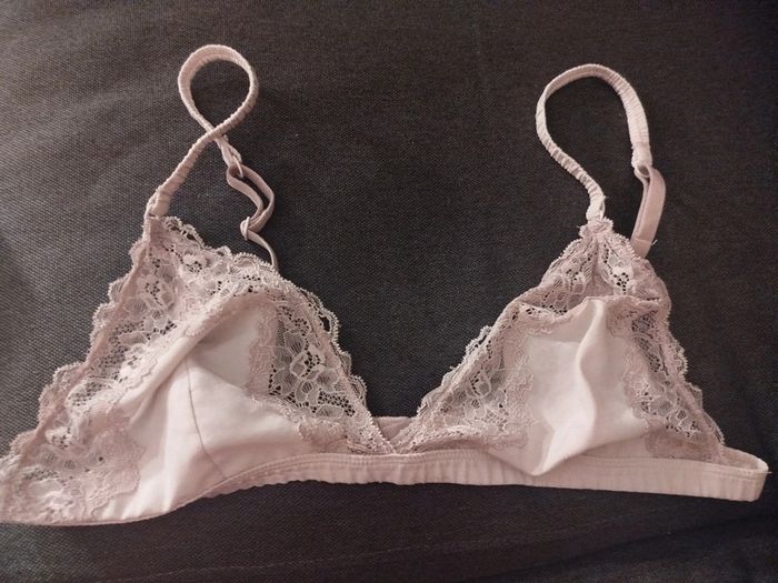 Soutien gorge blanc casse