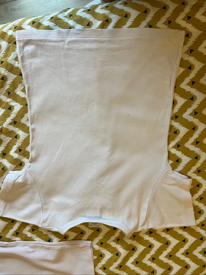 Lot de maillots corps 5-6ans fille petit bateau/dpam - photo numéro 3