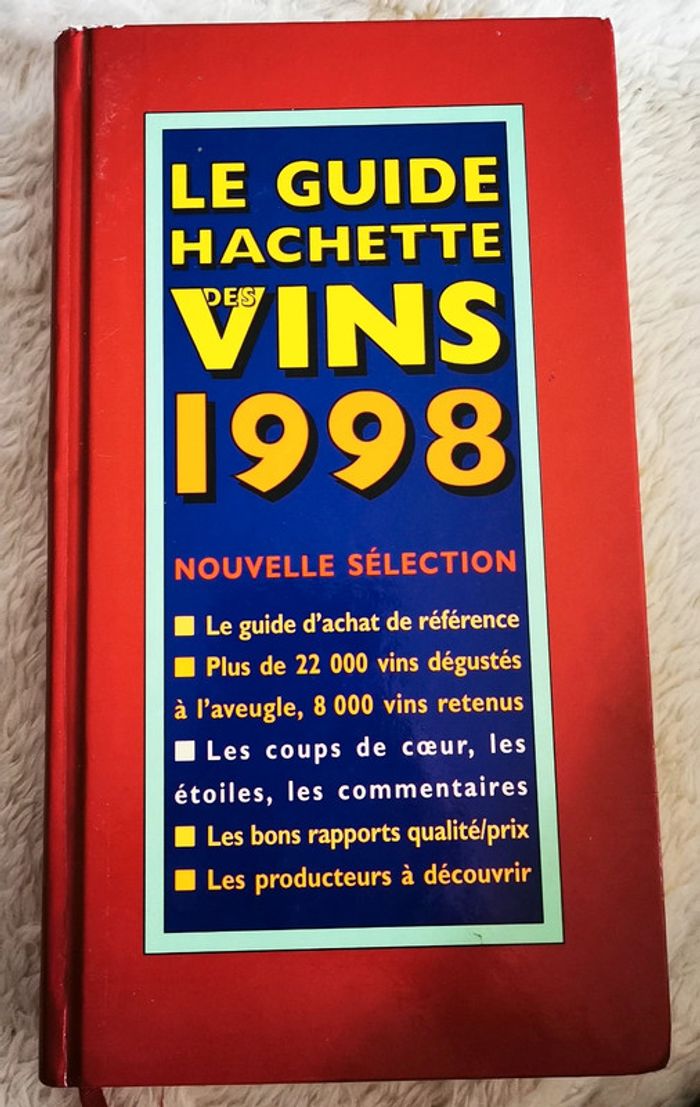 Livre "Le guide Hachette des vins 1998"
