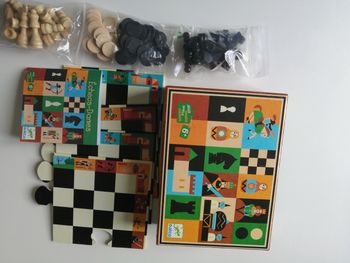 jeu d'échecs et dames