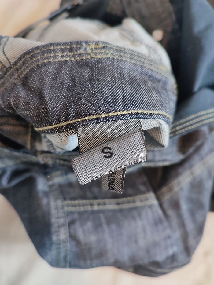 Combi pantalon en jeans brut taille S - photo numéro 3