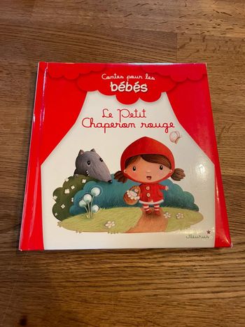 Livre cartonné Contes pour les petits Le petit chaperon rouge