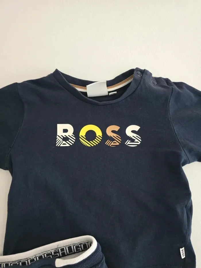 Ensemble jogging Boss bleu marine - photo numéro 2