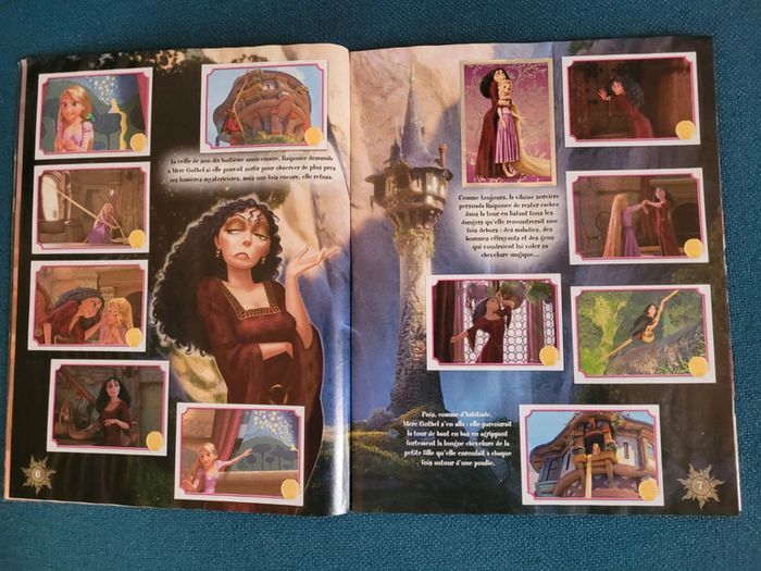 RARE Album Panini Raiponce Disney complet + poster, princesse autocollants stickers collection - photo numéro 4