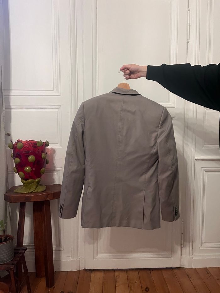 blazer taupe/ gris - photo numéro 6