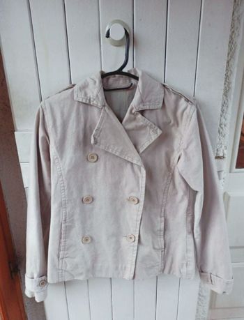 Veste beige en coton épais Etam 36