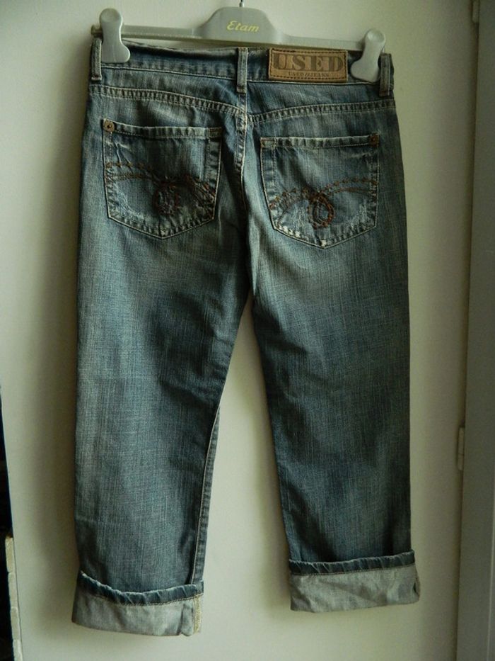 Pantacourt W25L34 "Used Jeans" - photo numéro 2