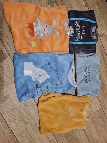 Lot de 9 pyjamas 3 mois