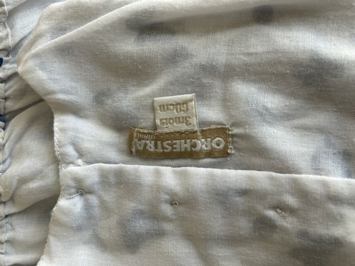 robe légère imprimé papillons taille 3 mois - photo numéro 5