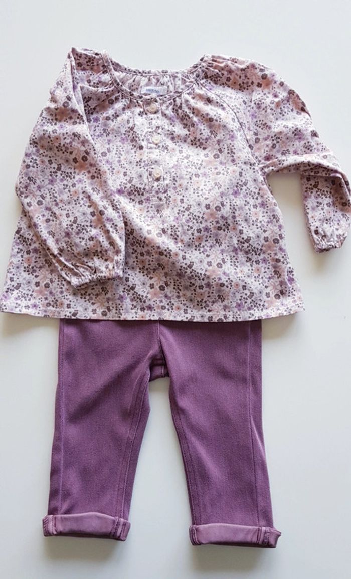 Ensemble tunique/pantalon 9 mois