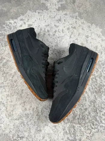 Nike Air Max 1 One Black Gum - Black & Brown Gum