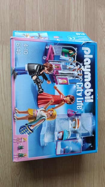 Boite seule dans l'état Playmobil 6149 City Life Top modèles avec photographe #SPDF