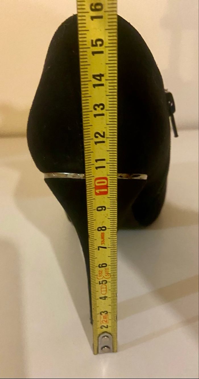 Escarpins velours noir »Pull&Bear »talons hauts - photo numéro 9