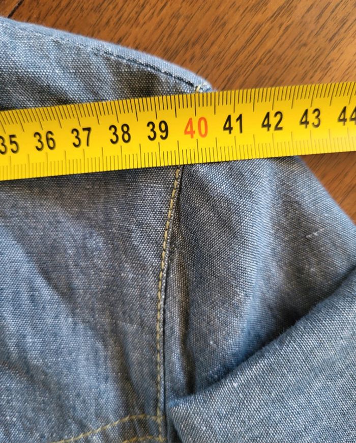 Veste en jean légère bleue Yugane Taille 40 42 - photo numéro 14